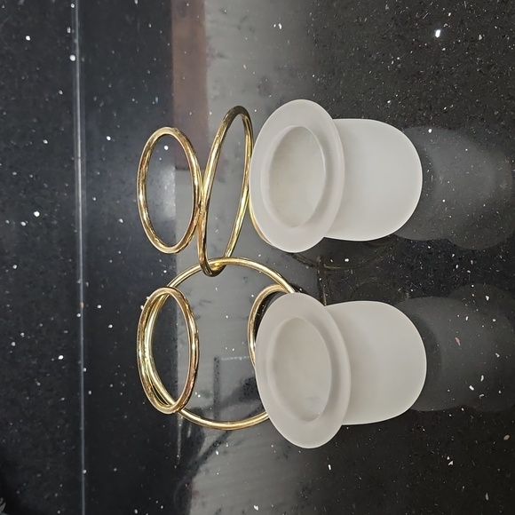 Vintage. PartyLite Gemini Brass Candle Holder - Picture 4 of 5